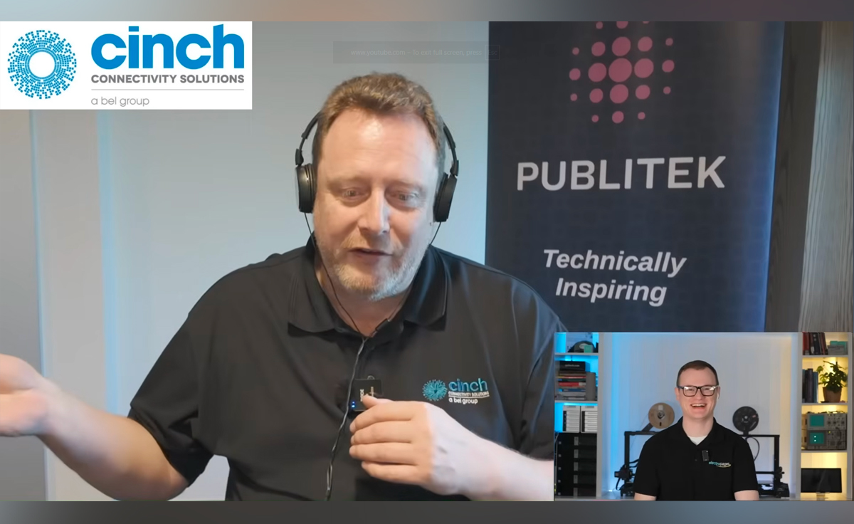 Cinch Connectivity Solutions Showcases CIN:APSE Technology on The Electropages Podcast
