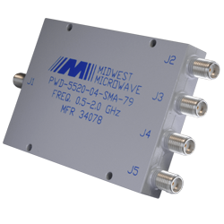Product image of a rf & microwave power divider