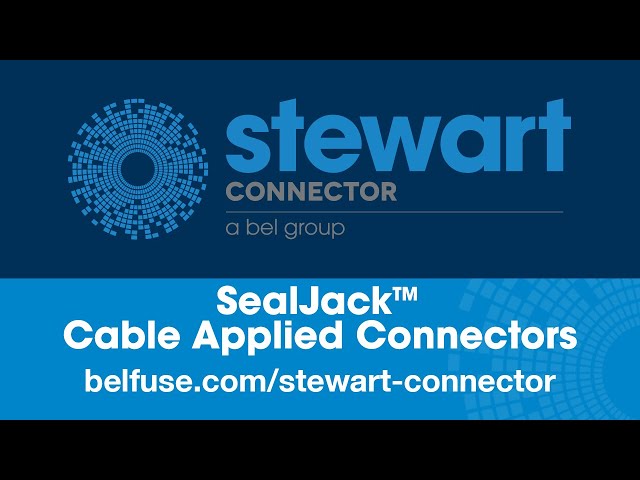 Stewart Connector SealJack® Cable Applied Connectors